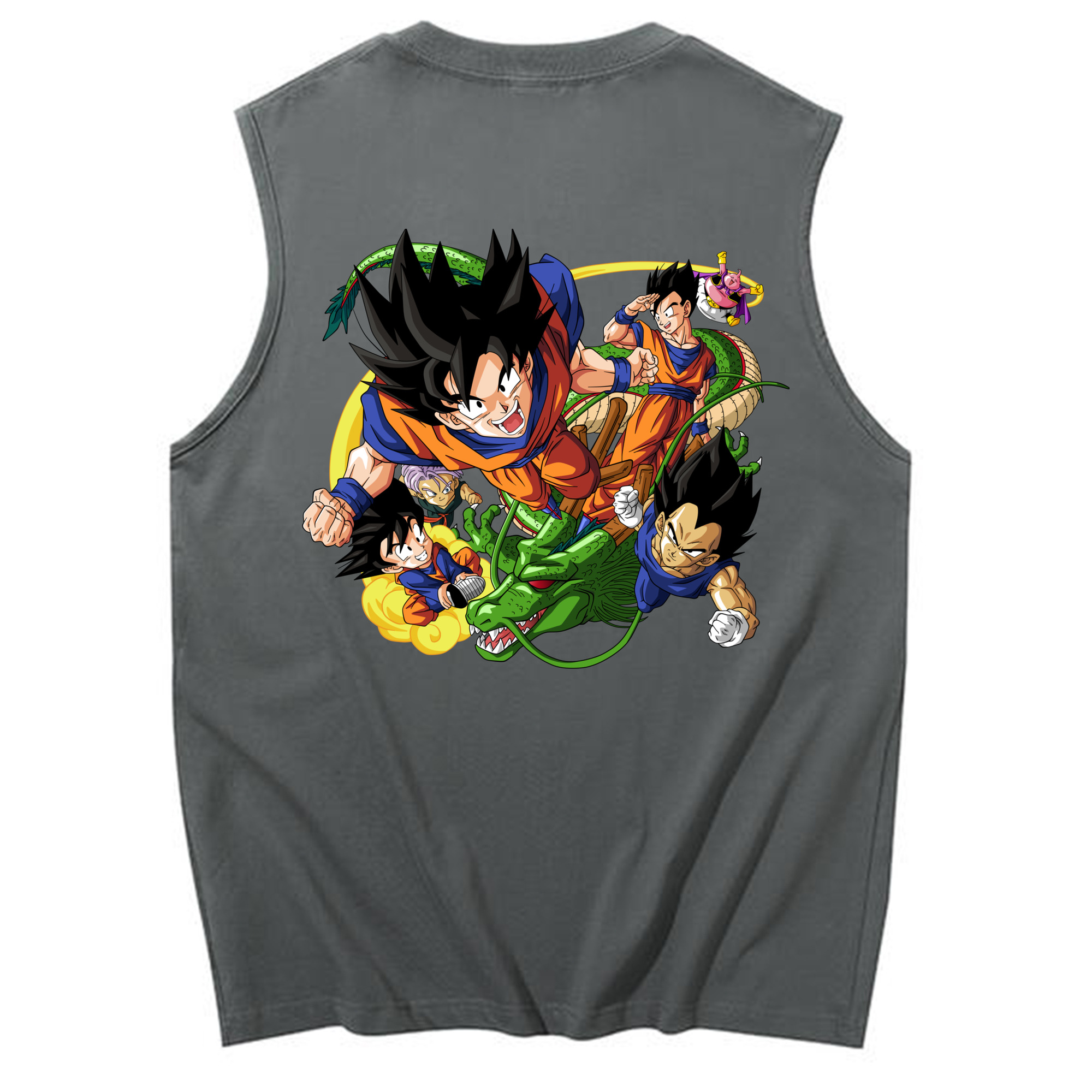 （画像用） ドラゴンボール DRAGON BALL コットン100％タンクトップ（背面プリント）